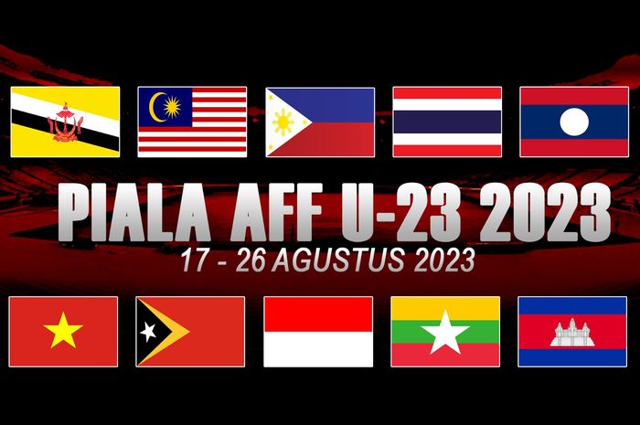 Jadwal Lengkap Pertandingan Piala AFF U-23 2023